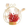 thumbnail image 4 of Cesta de flores de Año Nuevo de estilo chino, 2 piezas, accesorios de fotografía de para el hogar, mesa, sala de estar, fiesta Estilo A y Estilo C Gloria none, 4 of 9