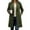 *Army Green, variant on Long Wool Coats for Women ,Notched Lapel Single Breasted Long Jacket,Winter Casual Trench Coat Outerwear Army Green,Womens Plus L