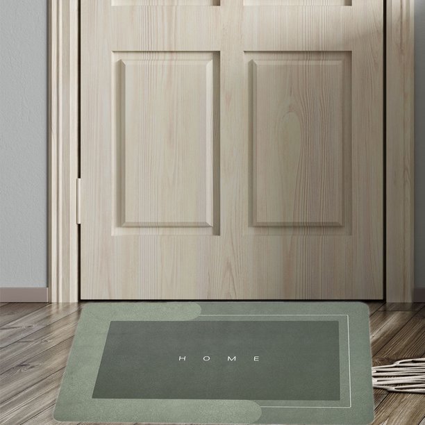 Tapete Organizador Felpudo de entrada de estilo nórdicoalfombra absorbente para suelo de bañoalfombra (B verde) Ndcxsfigh Nuevos Originales