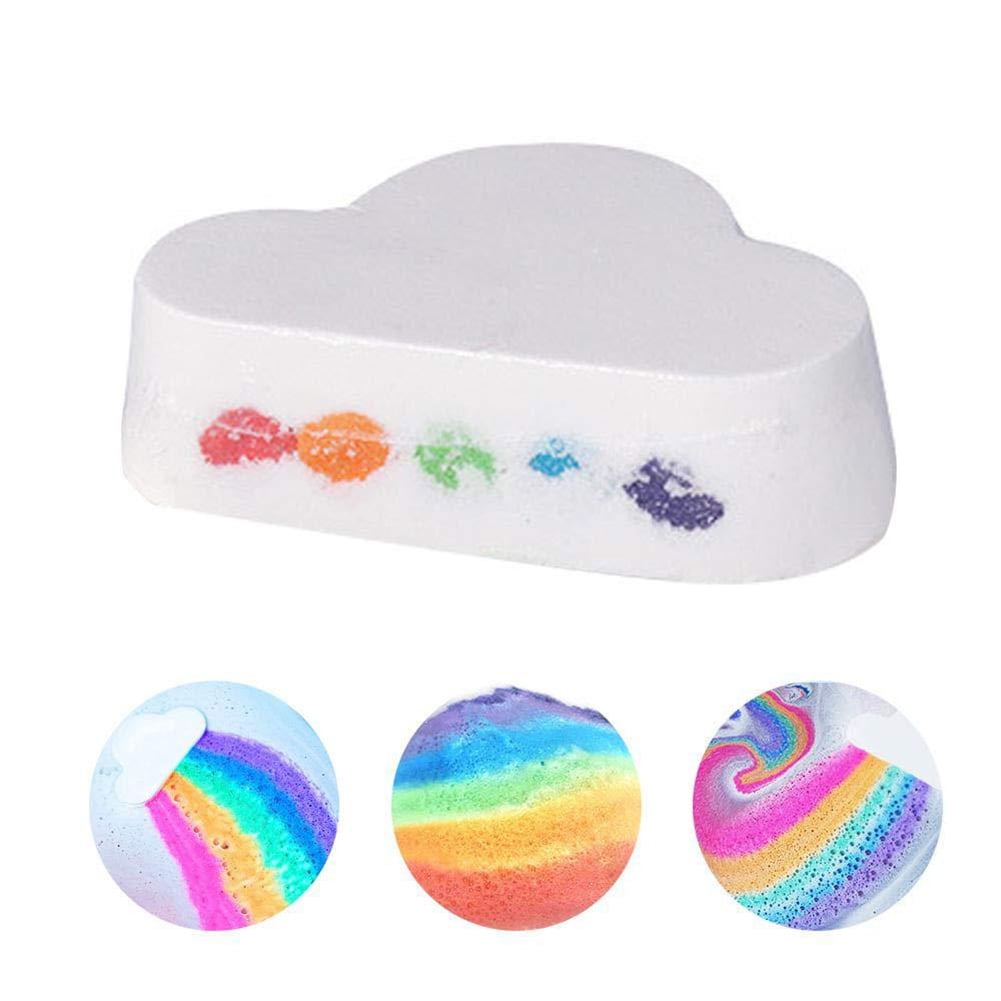 AIHOME Rainbow Cloud Bath Bomb Safe Material Skin Moisturizing Skin