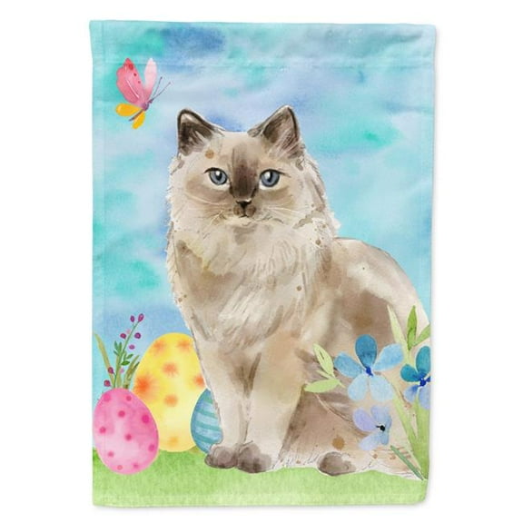 Ragdoll Easter Eggs Flag Canvas House Size