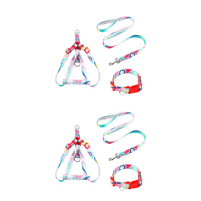 Methold 3 Unids/Kit Correa De Aleación De Zinc Arnés De Decoración Al Aire Libre Ajustable Reutilizable Lavable Regalos Rosado S,1x120cm 2piezas
