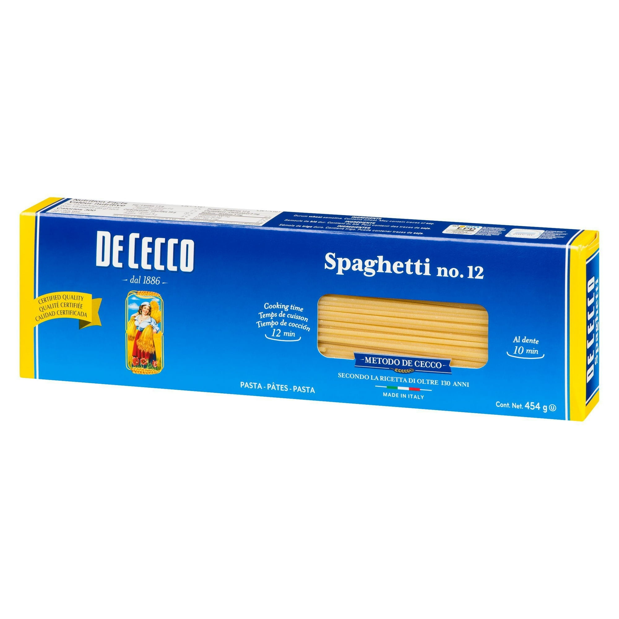De Cecco Spaghetti, De Cecco Spaghetti Pasta 454g