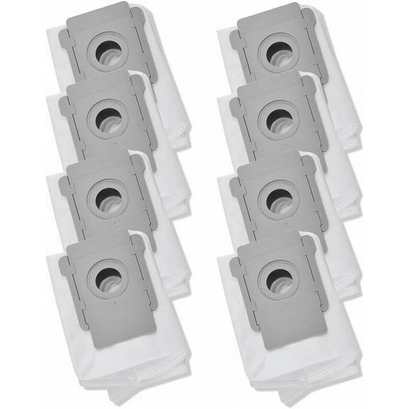 8Pack Vacuum Bags Compatible with iRobot Roomba i & s & j Series,Sturdy Replacement Dirt Disposal Bags for Roomba Clean Base Models
