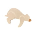 thumbnail image 1 of Escultura de oso para esquina de puerta, adorable adorno para guardería, estatua de oso para estante blanco, 1 of 9