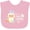 AD-Pink, variant on Inktastic My 1st Easter with Cute Lamb and Easter Eggs Boys or Girls Baby Bib