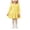Yellow, variant on JUMEYU Baby Girls Ruffled Flannel Long Sleeve Medium Length Solid Color Casual Dress 24 36 Months (Yellow,24-36 Months)