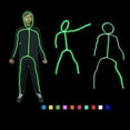 thumbnail image 3 of Tiras Luminadas De Disfraz El Wire Para Adultos Niños Stickman Figura Halloween Para Fiesta, 3 of 4