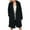 Black jacket for women, variant on Usmixi 2023 Winter Womens Fleece Jacket Faux Furry Jacket for Women Winter Soft Thickened Fuzzy Fleece Overcoat Casual Solid Button Down Lapel Fluffy Plush Long Coat with Pocket Up to 65% off