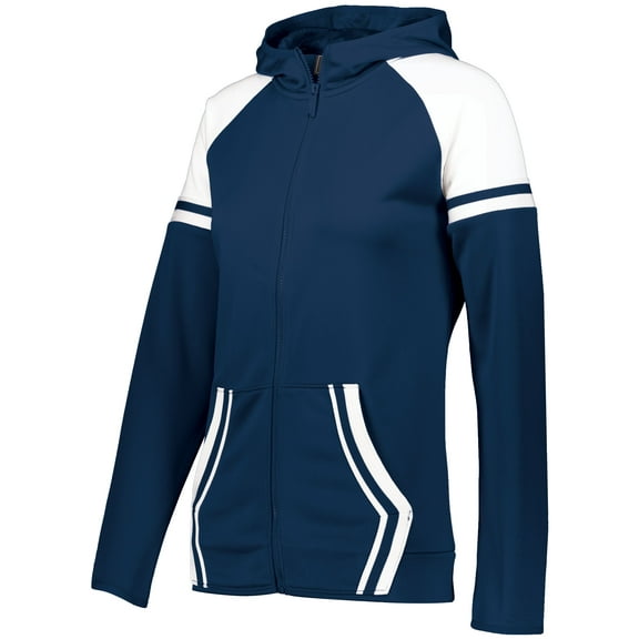 Holloway Sportswear L Womens RETRO GRADE JACKET Navy/White 229761