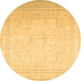 thumbnail image 1 of Ahgly Company Indoor Round Persian Brown Traditional Area Rugs, 5' Round, 1 of 4