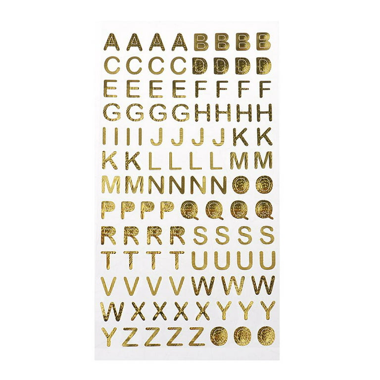 Scrapbooking Letter Stickers, Letter Stickers Crafts