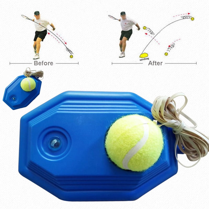 Exercise Tennis Training Tool Ball Trainer Rebound Ball Practice Back Base+Ball 