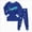 Blue, variant on Kids Child Toddler Boy Pajamas Pj Set Long Sleeve Snug Fit Soft & Cozy Sleepwear & Loungewear 6-12 Months 12-24 Months 2t 3t 4t 5t 6t 7t 8t 9t Children(Dark Blue,7-8 Years)