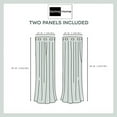 thumbnail image 2 of Spring Home Leaves Sheer Curtains 84 Inches Long Leaves Printed Grommet Window Curtains, 2 Panels brick, 2 of 2