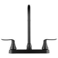 thumbnail image 4 of Dura Faucet DF-PK330HLH-MB Elegant J-Spout Rv Kitchen Faucet - Matte Black, 4 of 5