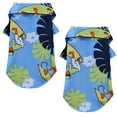 thumbnail image 1 of Chaleco con estampado de surf de verano de 2 piezas para perros, ropa para mascotas, estilo fino, ropa para perros pequeños de leche, cachorros de osito de peluche, Bichon, verano, 1 of 5