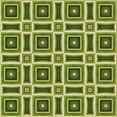 thumbnail image 1 of Ahgly Company Indoor Square Patterned Acid Green Area Rugs, 5' Square, 1 of 1