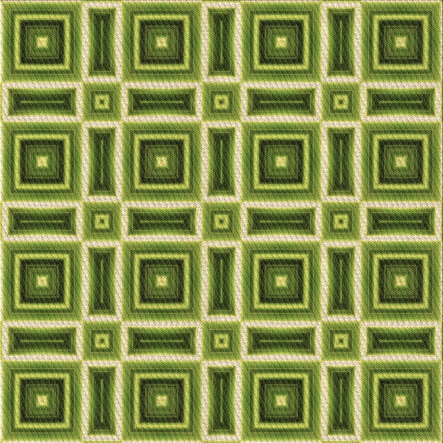 Ahgly Company Tapis d'Intérieur Lavable en Machine Carré Vert Transitionnel, 4 Pieds Carré