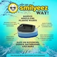 thumbnail image 6 of Smilyeez No-Plastic Non-Scratch Blue Dotted Sponge Refill for Scotch-Brite's Dishwand Refill (10 Pack) with Adapter, 6 of 8