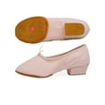 thumbnail image 4 of Daeful Kids Wear Resistant Comfort Chunky Heel Jazz Shoes Dancing Casual Round Toe Dance Shoe Light Pumps, 4 of 4