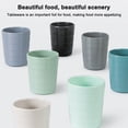 thumbnail image 4 of Vaso para beber ecológico, irrompible, reutilizable, de paja de trigo, biodegradable, juego de 4 vasos saludables, multicolor, apto para lavavajillas, 4 of 8