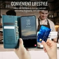 thumbnail image 4 of Funda tipo cartera para Samsung Galaxy S23 Plus, de piel, con tarjetero, soporte, cierre magnético y protección RFID de TPU a prueba de golpes, compatible con el S23 Plus, 4 of 8