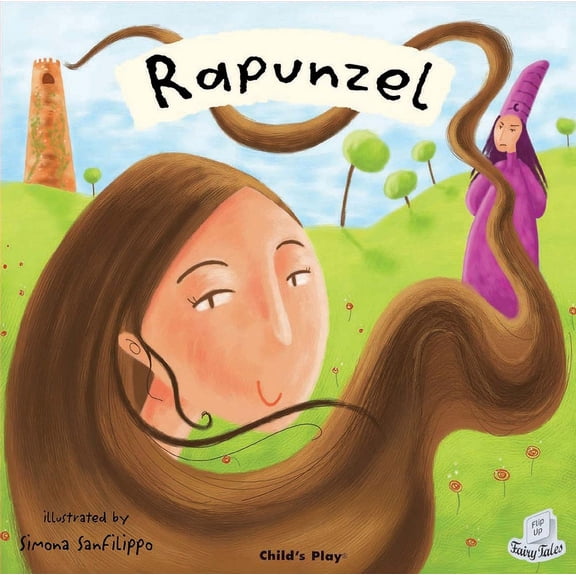 Flip-Up Fairy Tales Rapunzel, (Paperback)