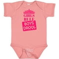 thumbnail image 3 of Inktastic Girls Rule, Boys Drool Girls Baby Bodysuit, 3 of 5