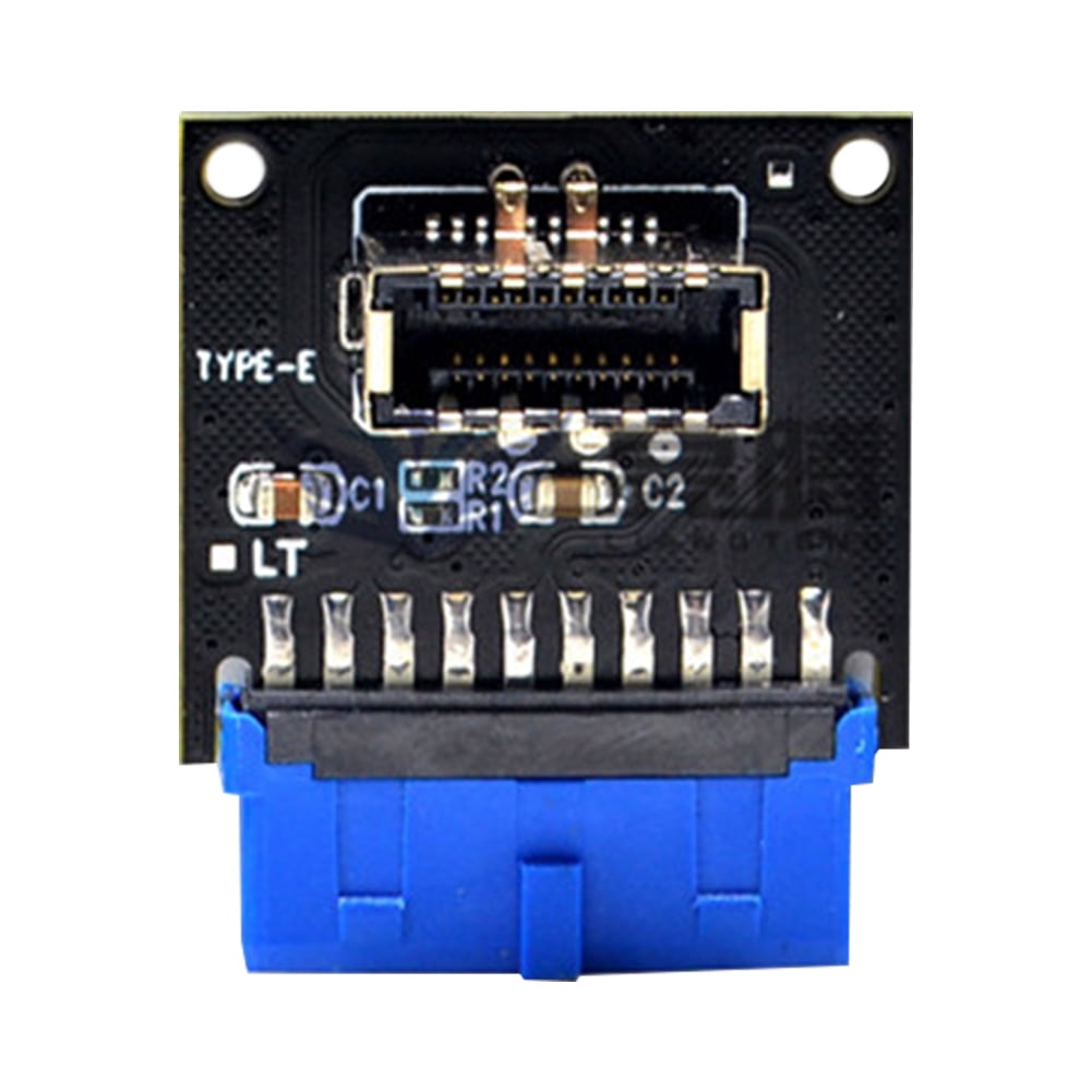 Motherboard Expansion Card USB3.0 19Pin To 3.1 Type-C Front Type-E Adapter 20Pin 