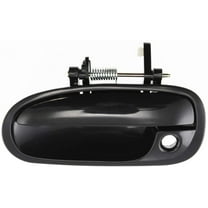 Replacement H462102 Exterior Door Handle Compatible with 1996-2000 Honda Civic Front, Left Driver Smooth Black