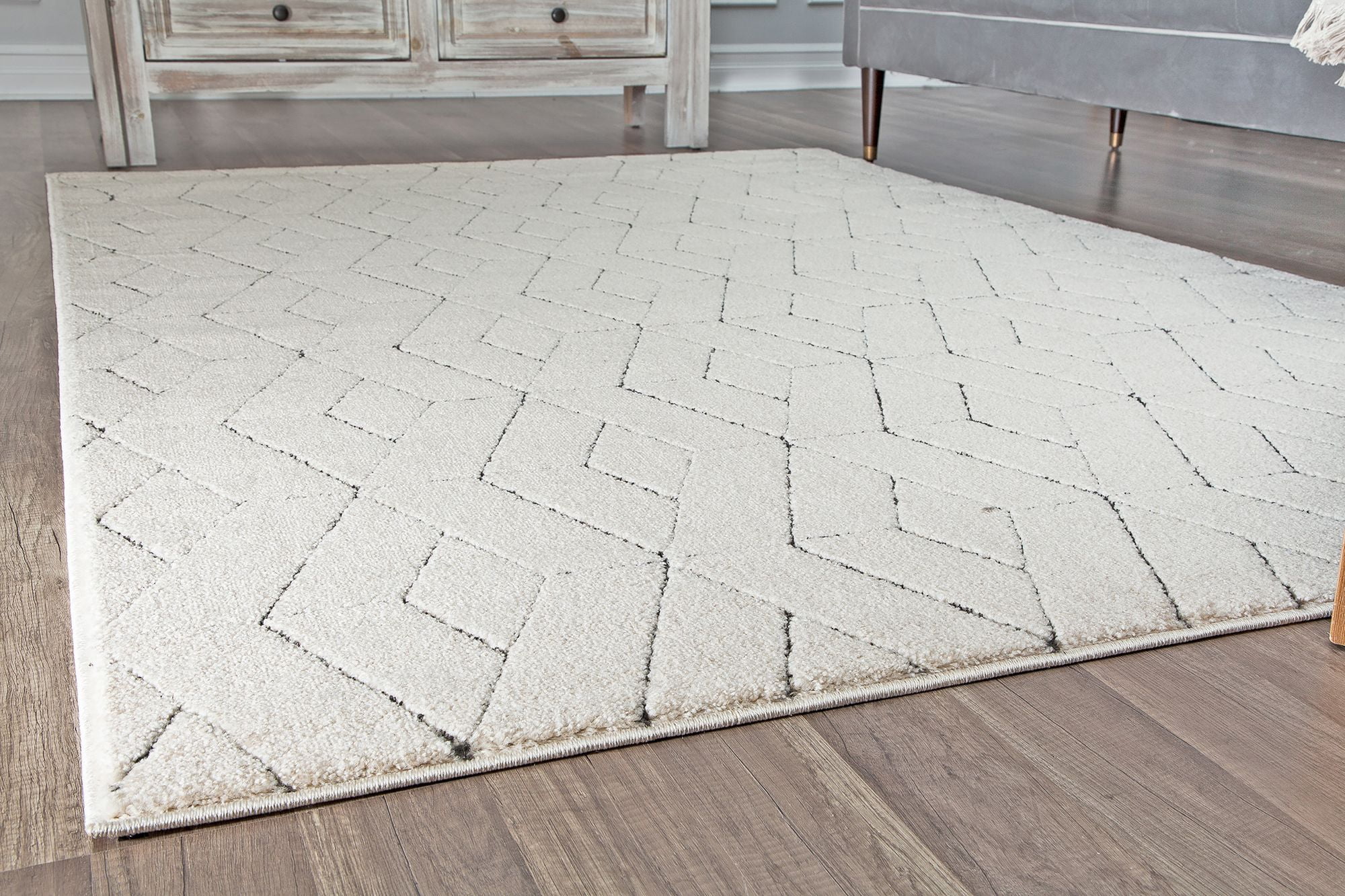 Rugs America Chanai CN10A Contemporary Geometric 5'x7'6" Area Rug