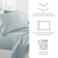 thumbnail image 4 of Ultra Soft and Breathable - Bed Sheets Set - Patterned Modern Circles Sky Blue Twin Size Bedding by Comfort Canopy, 4 of 10