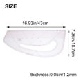 thumbnail image 2 of Sewing Ruler, French Curve Ruler Acrylic Sewing Pattern Maker, Multi-Purpose Pattern Making Ruler Fashion Design Tools for Pattern Making Fabric Cutting, 2 of 7