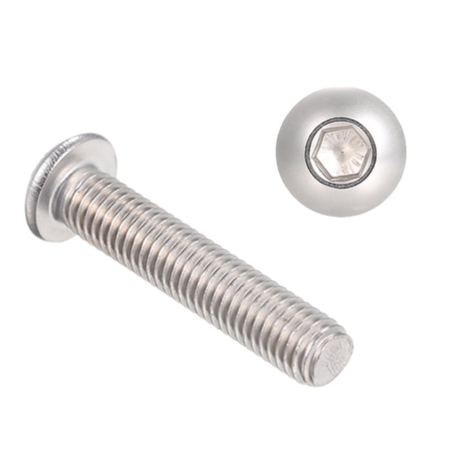 A2 IS07380 304 Tornillo hexagonal de acero inoxidable Tornillos de botón Tornillos Tornillo Abanopi Tornillo