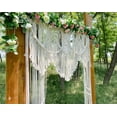 thumbnail image 2 of Boho Curtains Large Macrame Curtain Macrame Wall Hanging Woven Window Curtains Wedding Backdrop Room Divider Bed Headboard, 2 of 6