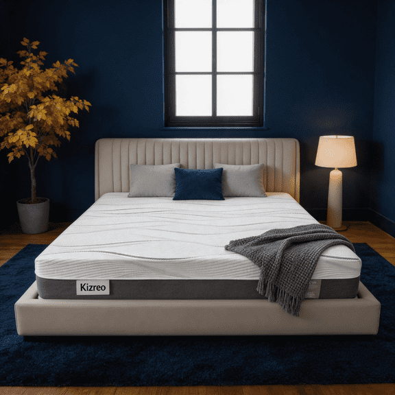 Kizreo Extra Firm Foam Mattress 10 Inch Twin, Cooling Gel Memory Foam, Back Pain Relief, Motion Isolation, CertiPUR-US Certified Foam, 365-Night Trial