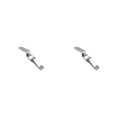 thumbnail image 4 of Kenally 4 Pieces Stainless Steel Lever Closure Door Anti-corrosive Drawer Lock Pre-drilled Electroplate Wardrobe Glossy Stylish 2piezas, 4 of 6