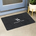 thumbnail image 2 of REGALWOVEN Door Mat Non Slip Indoor Outdoor Doormats for Front Door Fawn Gray 18" x 28", 2 of 6