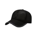 thumbnail image 3 of Gorra de béisbol, gorra de béisbol con visera para el sol, ajustable, ligera, para exteriores, de verano. Negro, 3 of 9