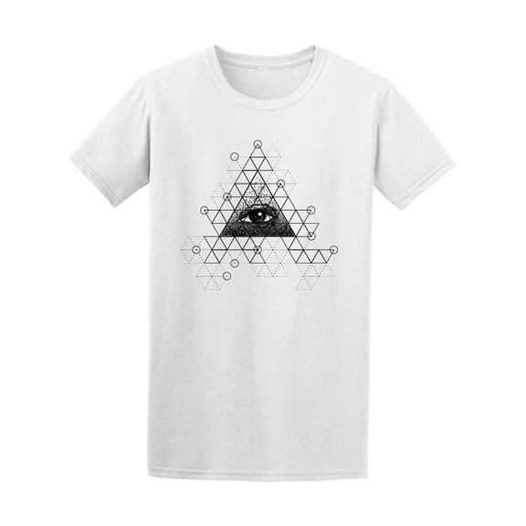 All Seeing Eye Triangle Dots Men's Tee - Image by Shutterstock