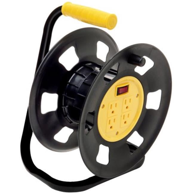 4Outlet Retractable Extension Cord Reel