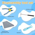 thumbnail image 4 of Building Block Tool Kit Toys Dismantled Device Include Brick Separator Multi-Use Hammer Auxiliary Pliers Measuring Tool  Technical Accessories for Building Block Disassembly, 4 of 8
