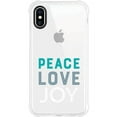 thumbnail image 2 of OTM Essentials iPhone X Clear Rugged Edge Phone Case, Peace Love Joy, 2 of 2