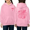 thumbnail image 2 of Tiweut Hoodies for Girls Long Sleeve Soft Sweatshirts Graphic Kids Pullovers Loose Fit Relaxed Fit Clothes 1-2 Y, 2 of 9