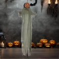 thumbnail image 3 of Decoración colgante de calabaza de Halloween, colgante animatrónico de Halloween, accesorio aterrador de terror, 3 of 7