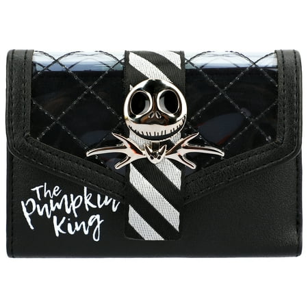 Nightmare Before Christmas Jack Skellington Bifold Snap Wallet