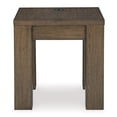 thumbnail image 4 of Signature Design by Ashley Rosswain Square End Table, Warm Brown, Modern Wood Accent Table with Wireless Charging, 4 of 8