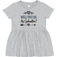 thumbnail image 3 of Inktastic Godmother Proposal Girls Baby Dress, 3 of 5