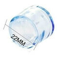 thumbnail image 2 of Clear Table Chair Legs Cap Feet Silicone Pad Covers Floor Protector Set, 2 of 5